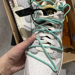 Off White SB Dunk The 50 White Gray